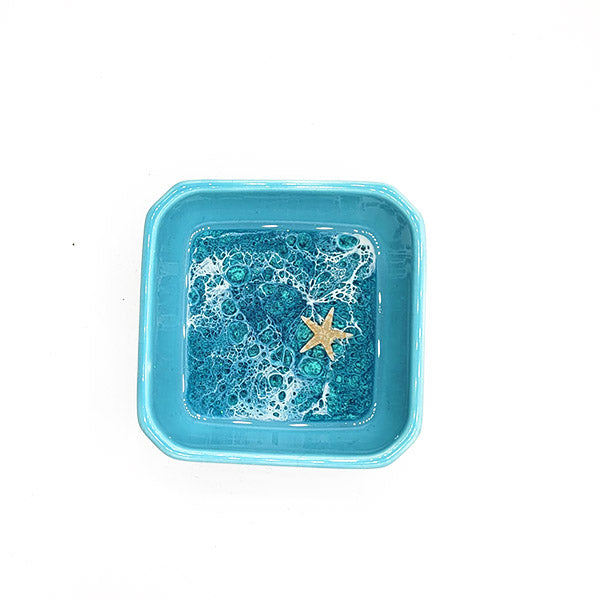 Resin Dish - Turquoise