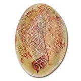 Lisa Etre Oval Dish - Coral Petroglyph