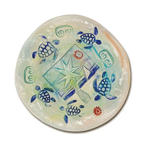 Lisa Etre Round Dish - Turtles