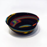 Telephone Wire Art Medium Bowl - Black