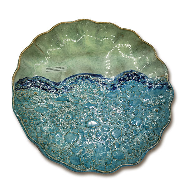 Round Scalloped Platter