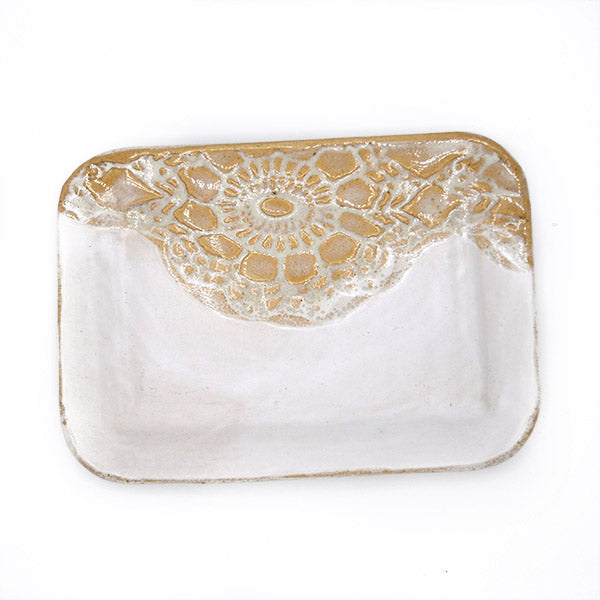 Butter Dish in beige