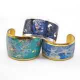 Blue Clam Cuff