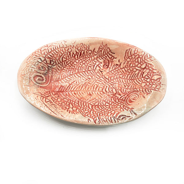 Lisa Etre Oval Dish - Coral