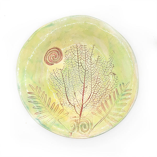 Lisa Etre Coral Dish - Medium in Yellow