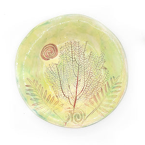 Lisa Etre Coral Dish - Medium in Yellow