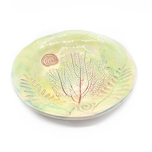 Lisa Etre Coral Dish - Medium in Yellow